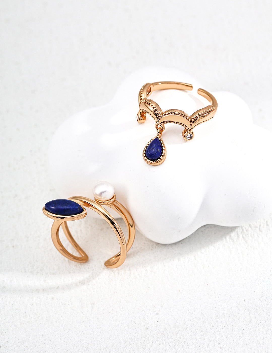 Celestial Harmony Lapis Lazuli Ring