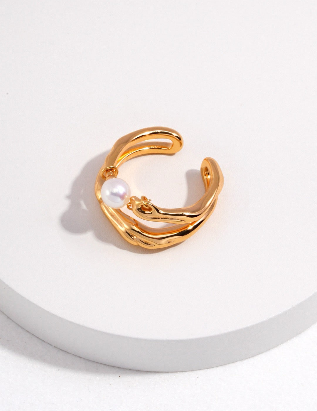 Sterling Silver Pearl Ring