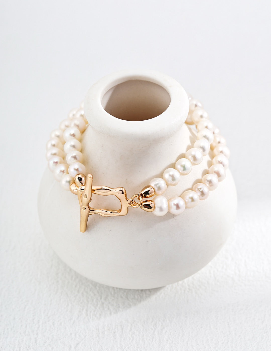 Two Strands Pearl Bracelet