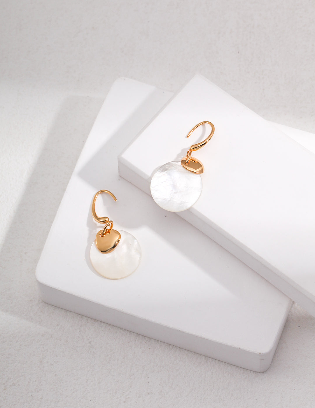 Wire Hook Shell Earrings