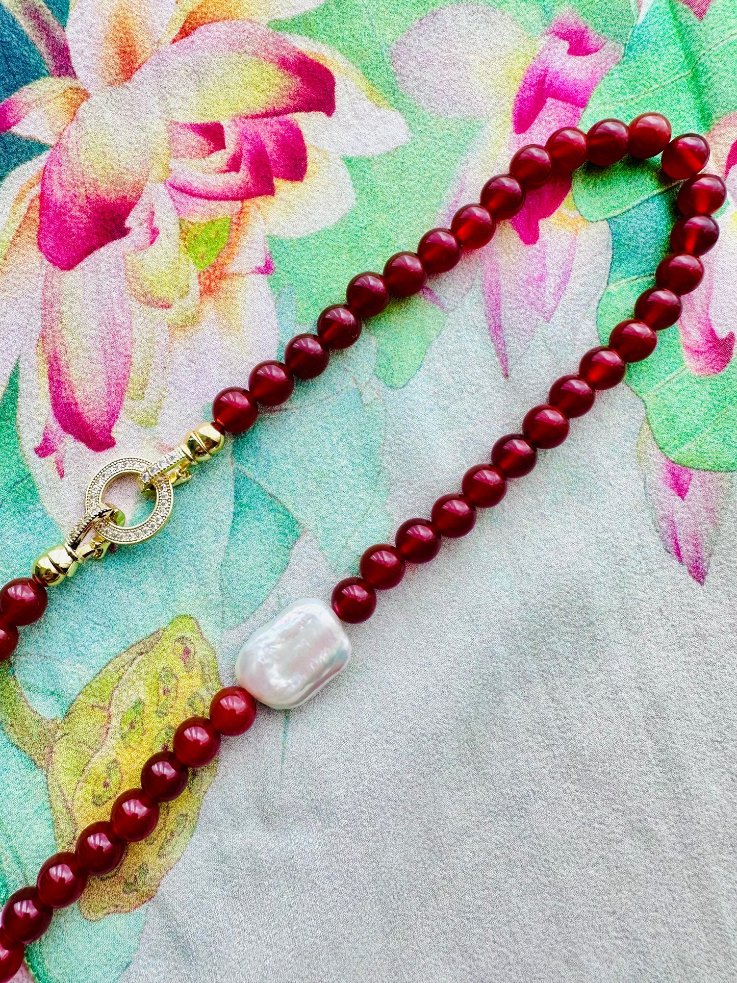 Red Agate Necklace
