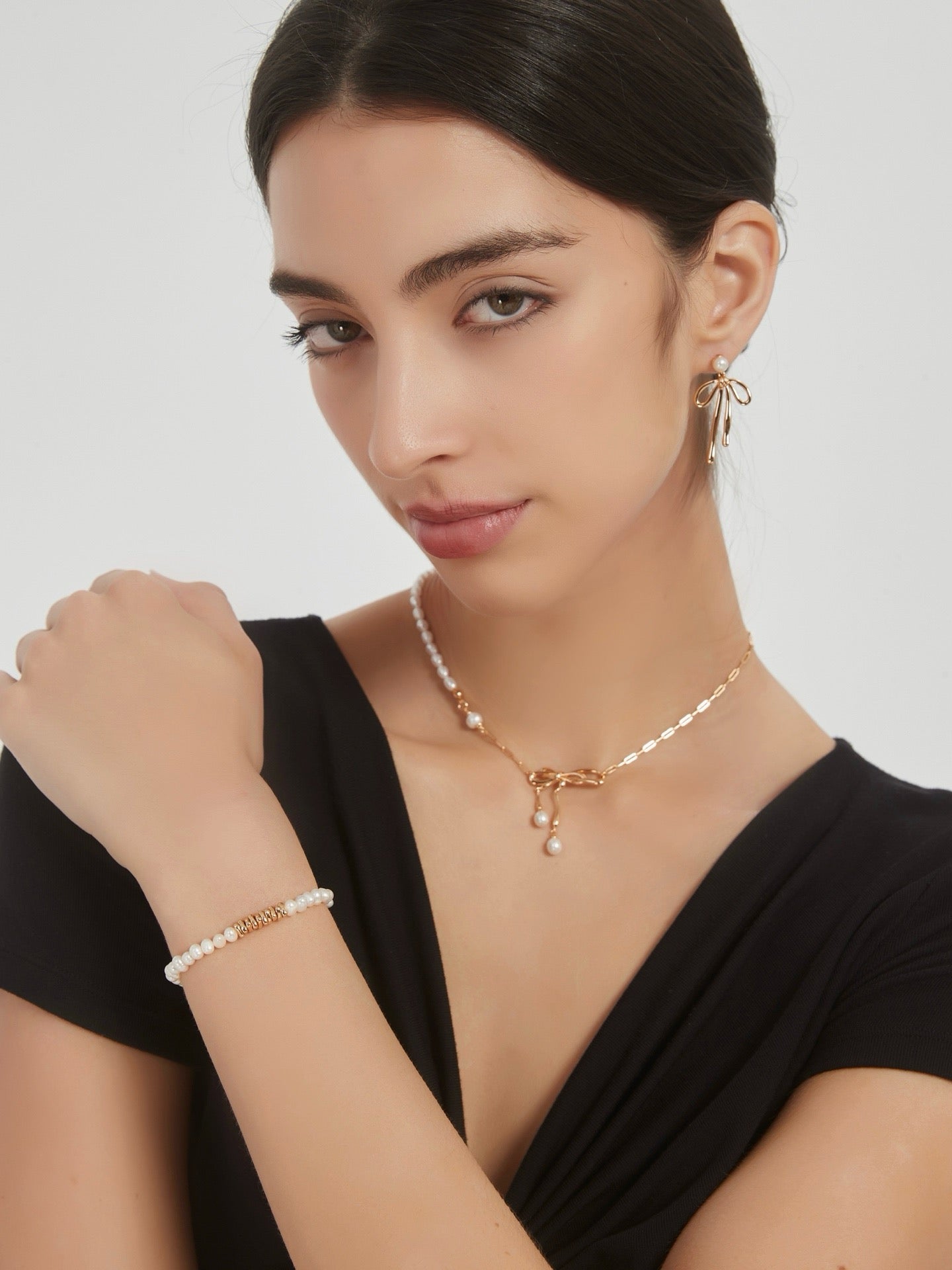 Sterling Silver and Pearl Necklace