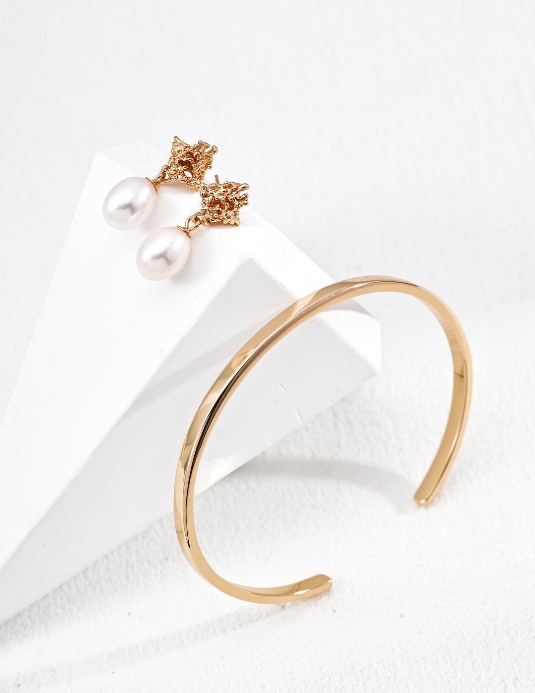 Pearl and Silver Earrings