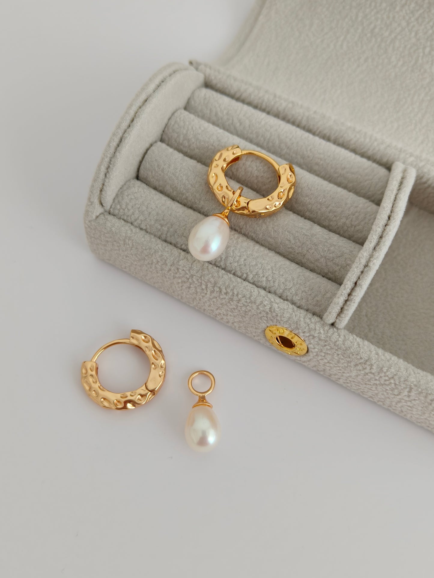 Vintage Natural Pearl Earrings