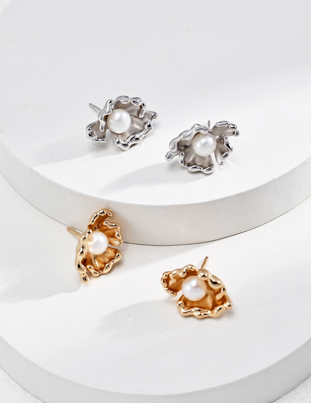 Wave Pearl Jewelry Set