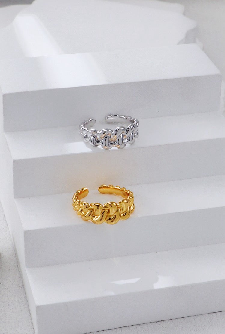 Braid Sterling Silver Ring