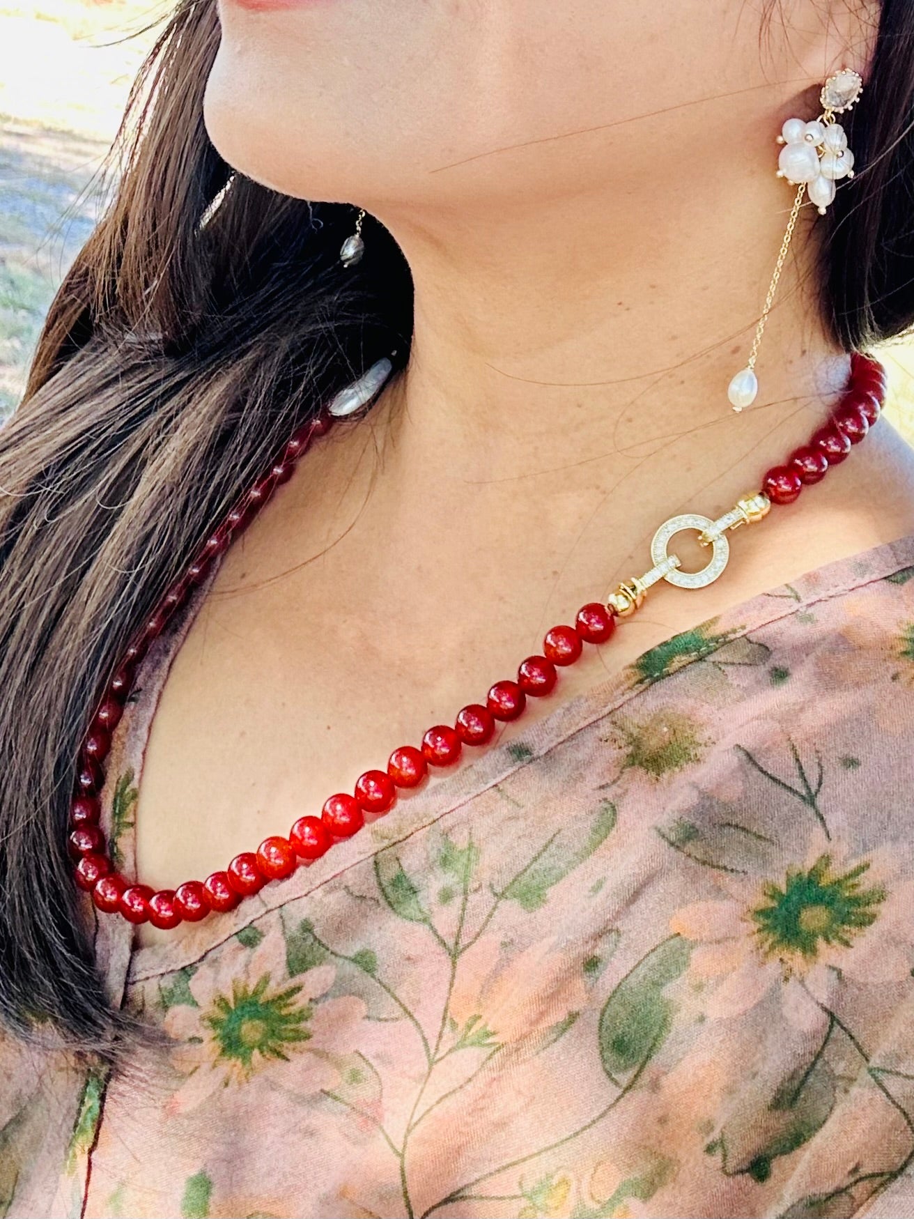 Red Agate Necklace
