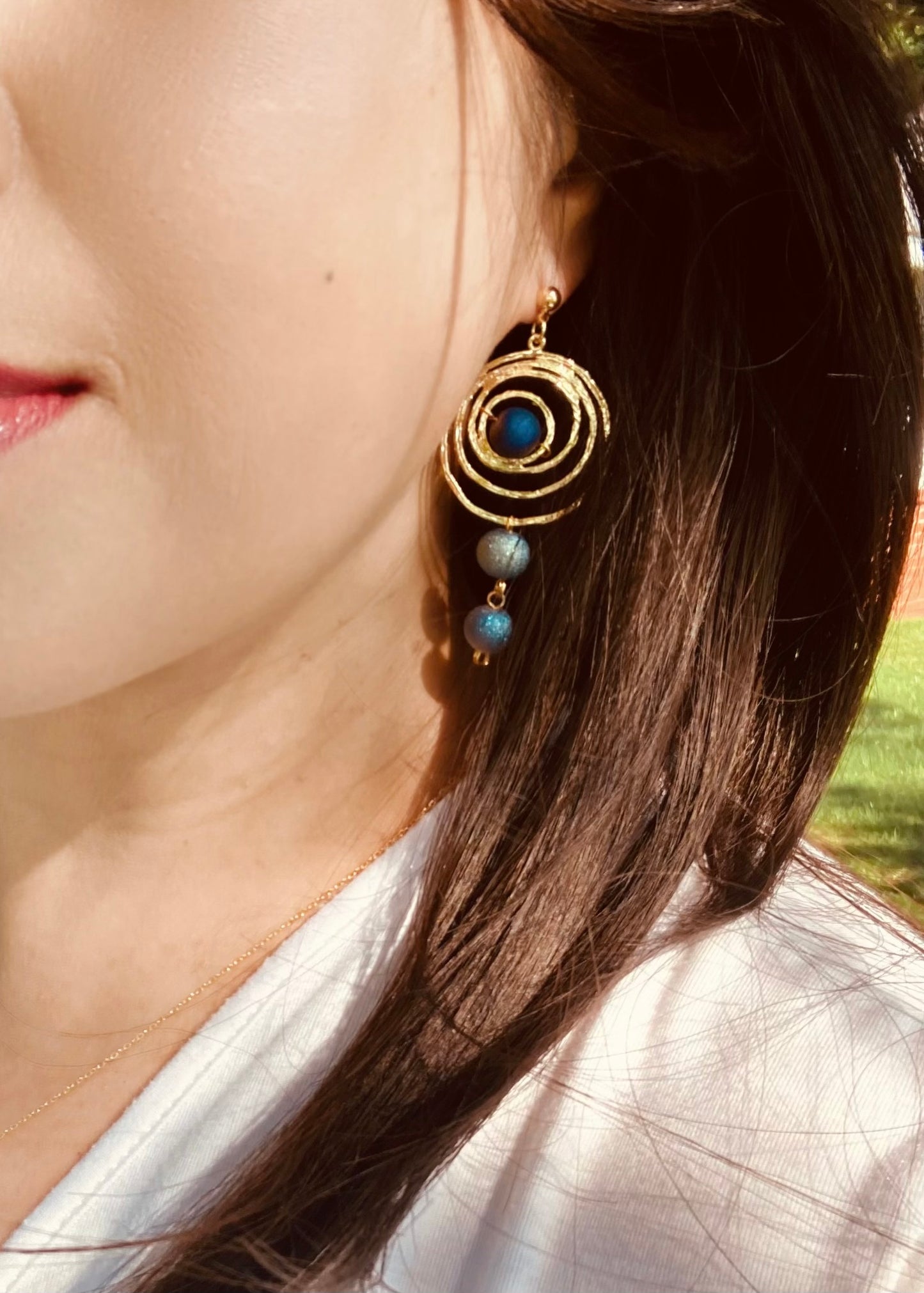 Blue Planet Earrings