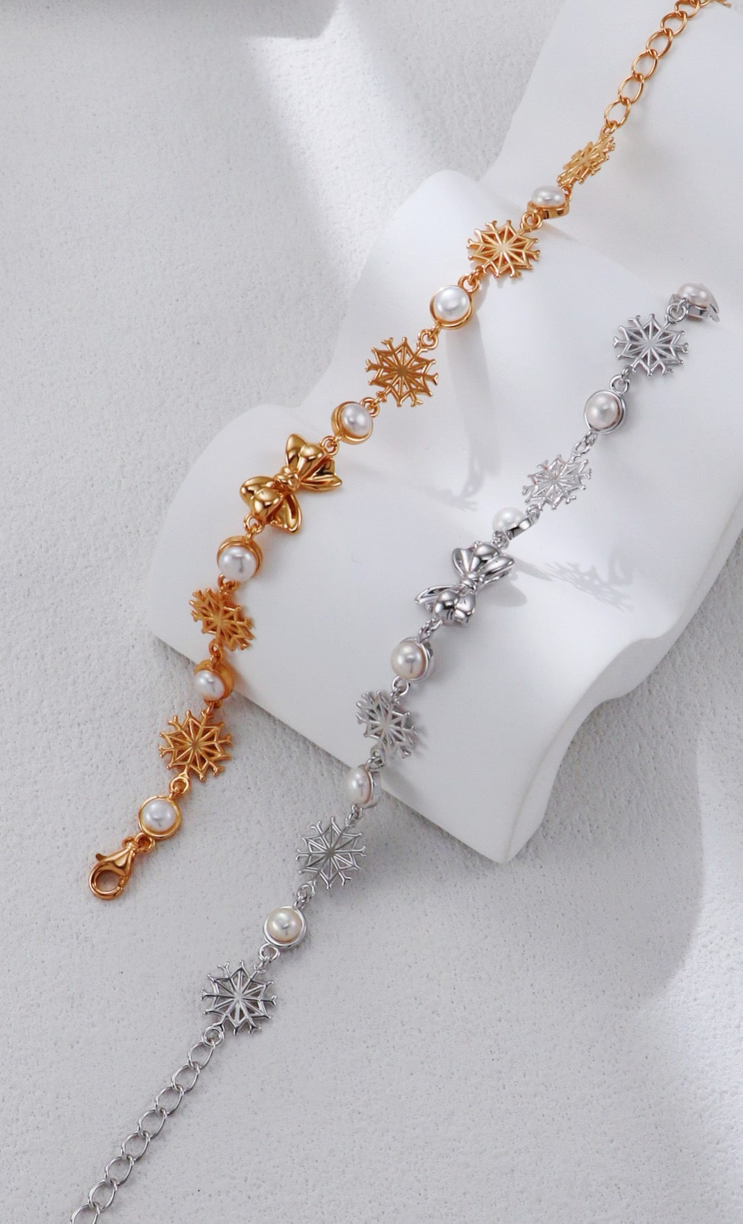 Christmas necklace and earrings