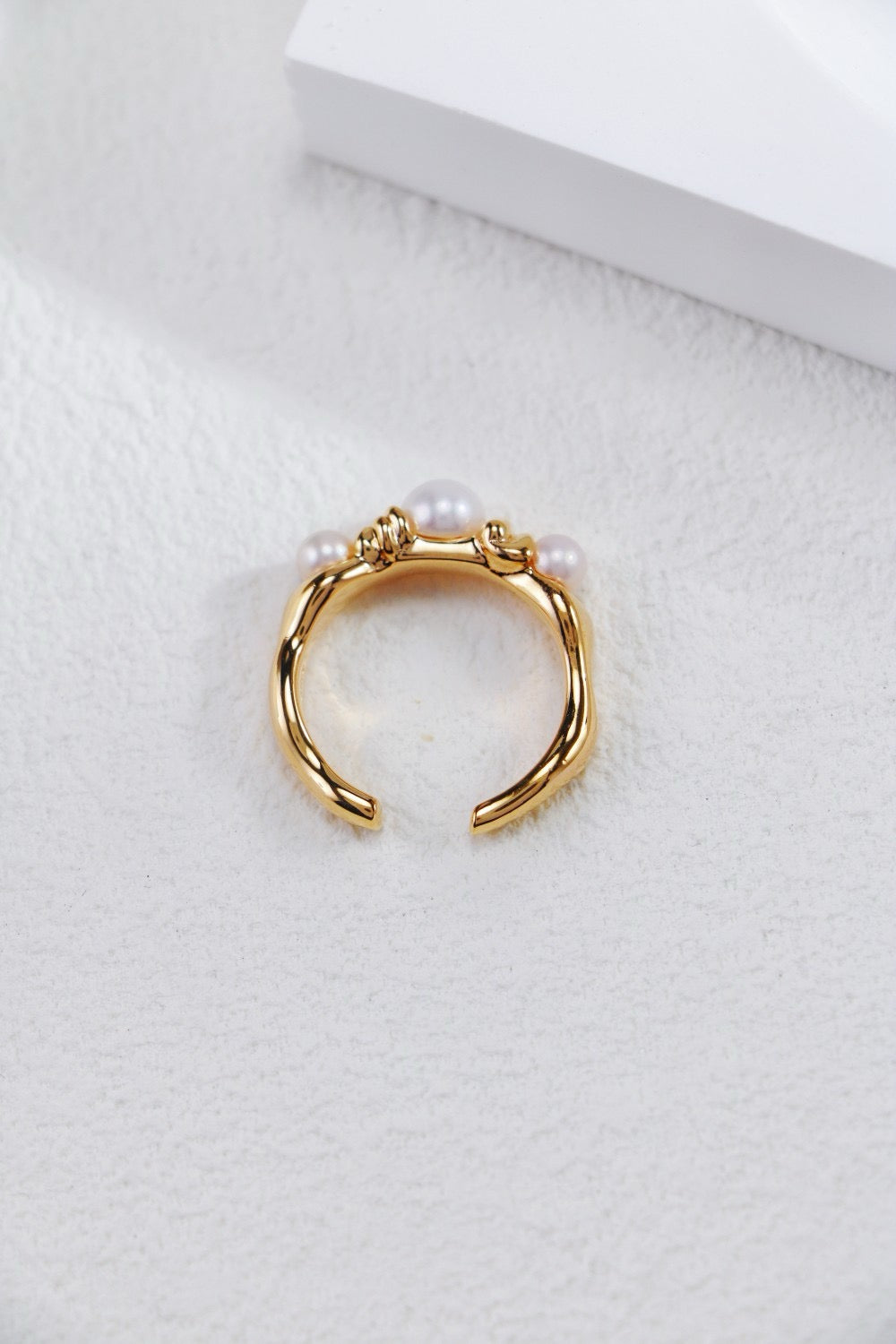 Eternal Grace Pearl Open Ring