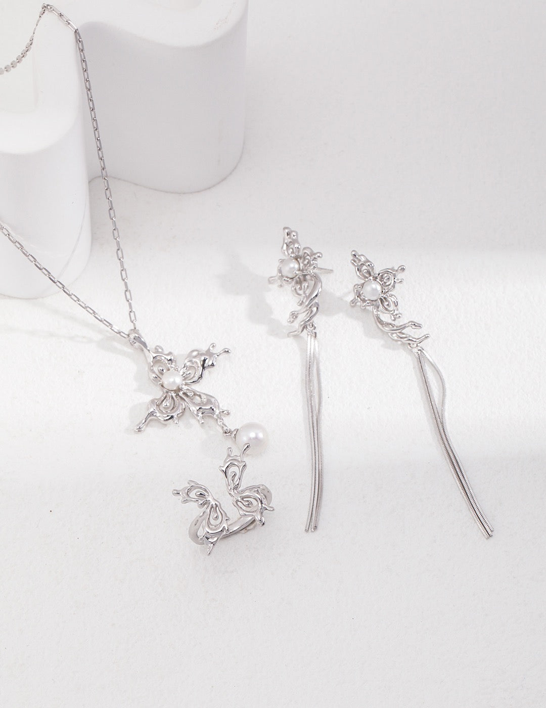 Butterfly Sterling Silver Necklace