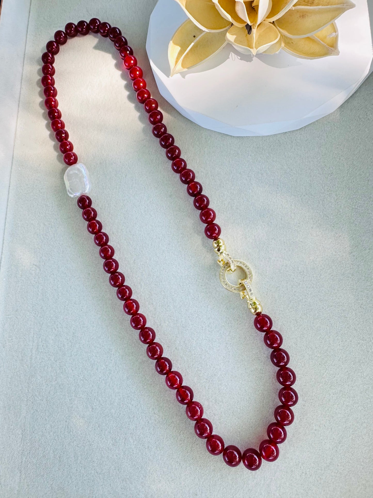 Red Agate Necklace