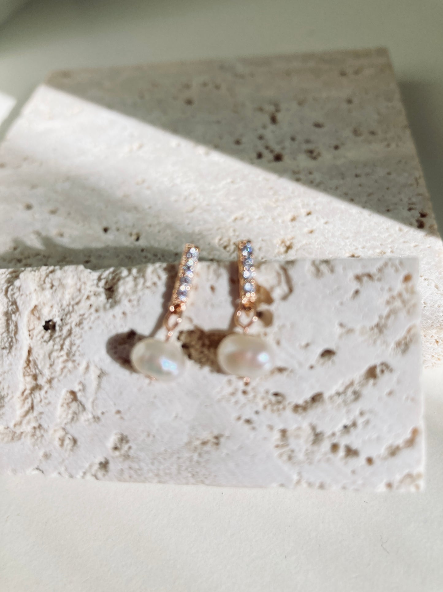 Pearl earrings