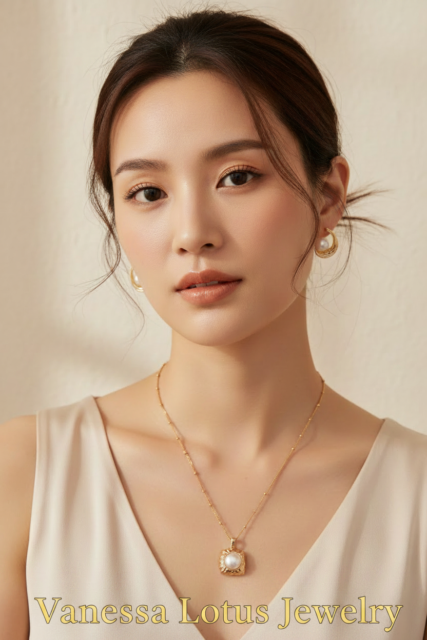 Moonlight Pearl Studs