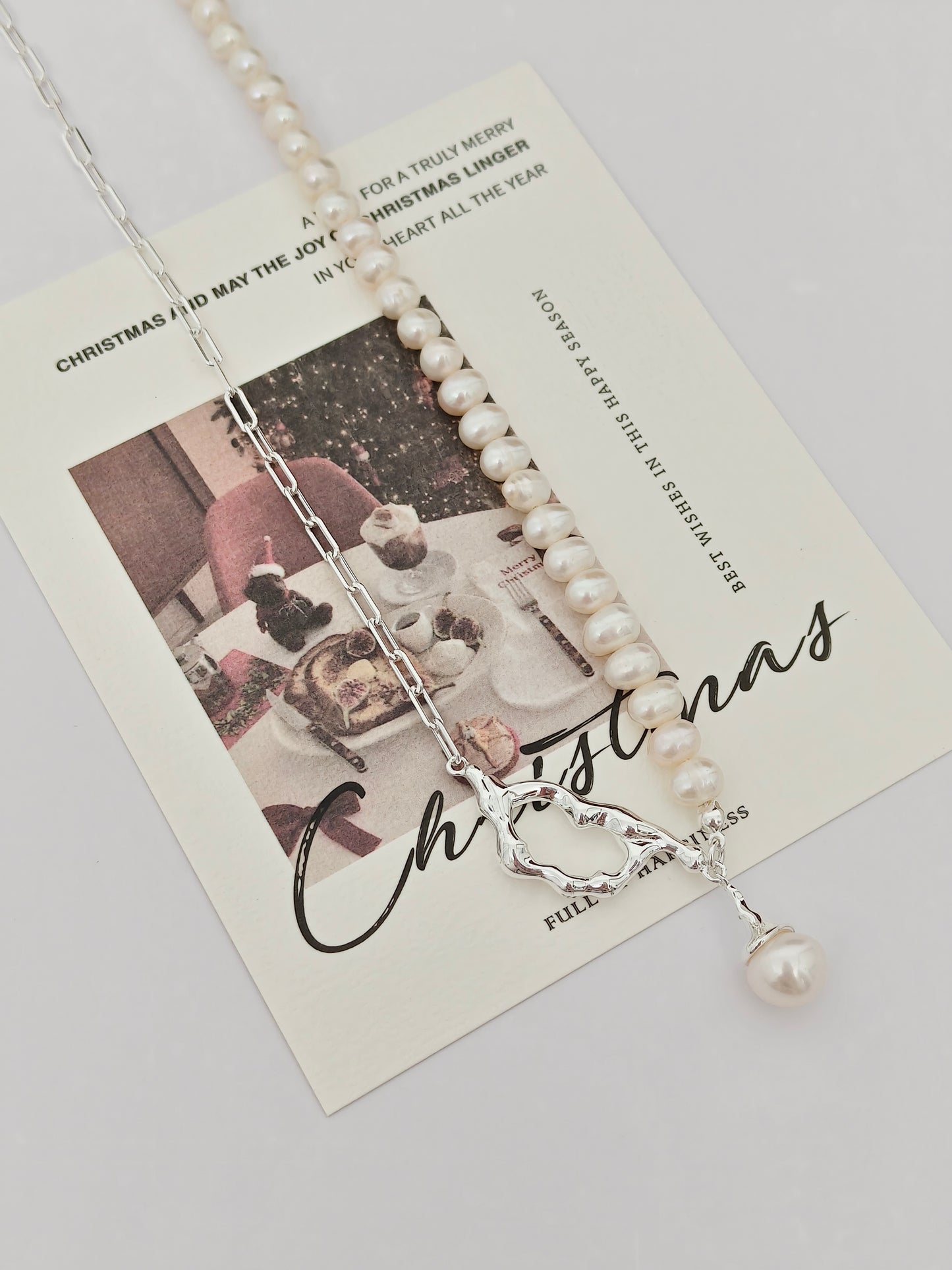 Snow Necklace and Earrings set