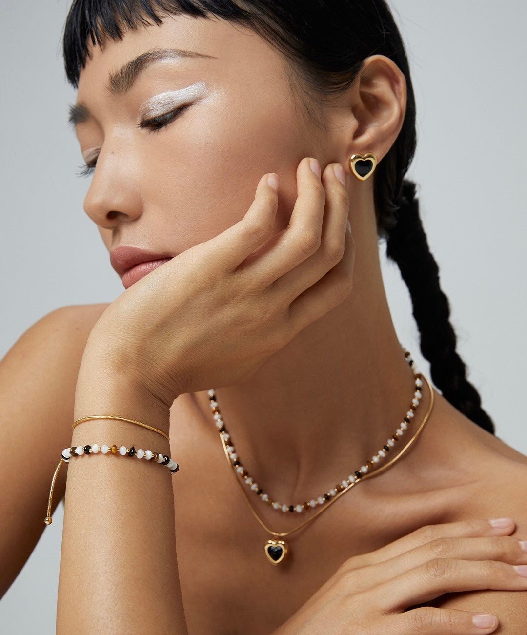 Tiger’s Eye Gemstone Beaded Jewelry Set