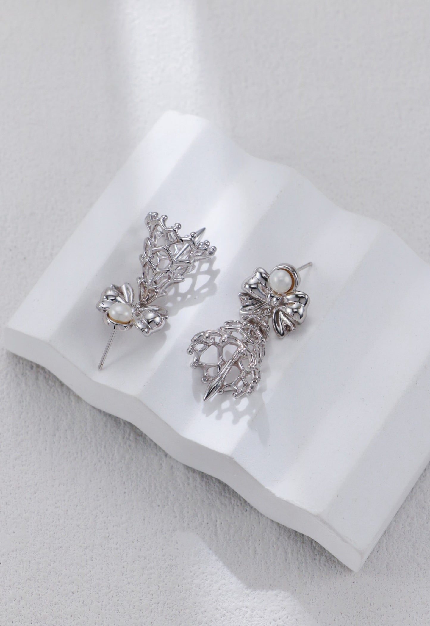 Christmas necklace and earrings
