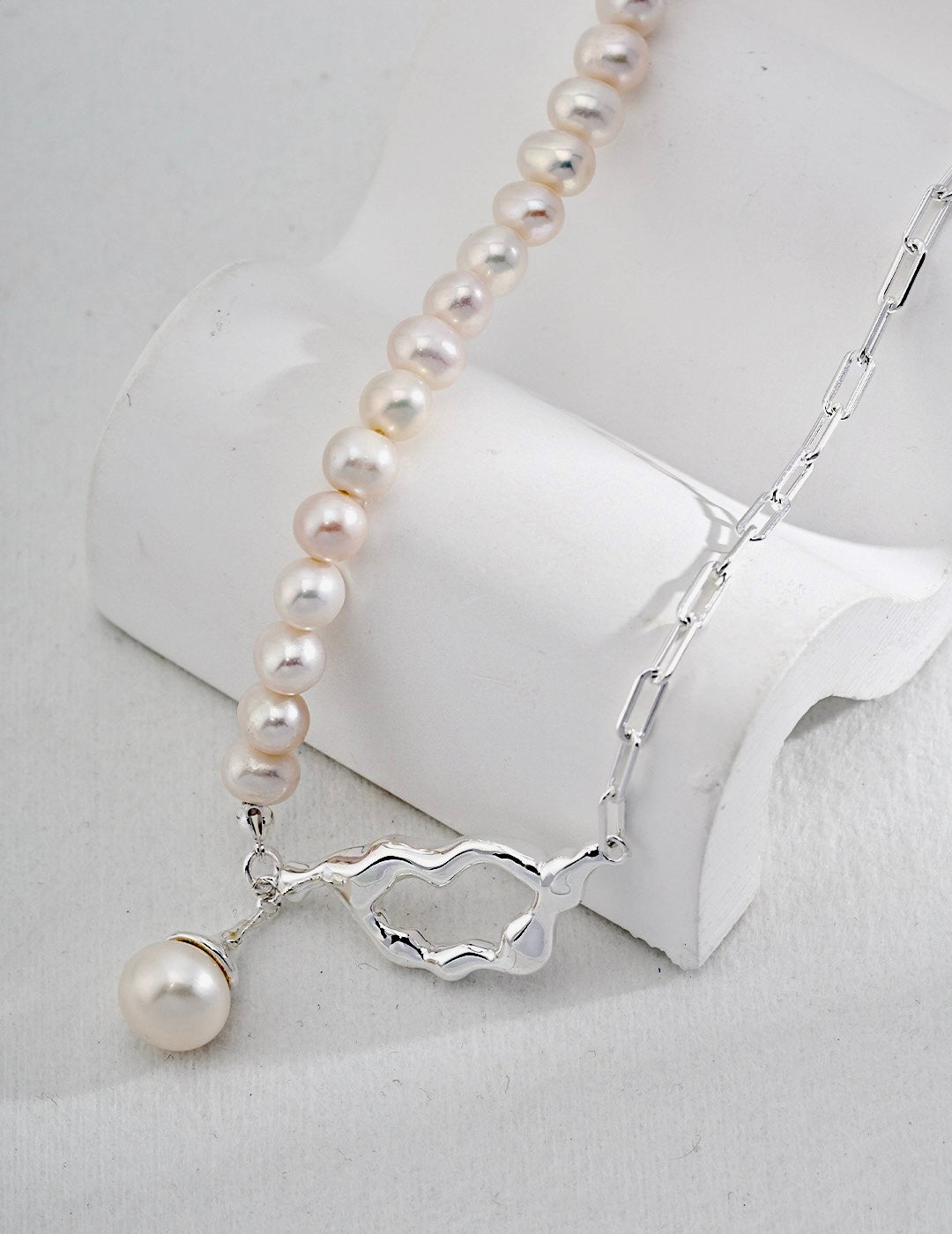Snow Necklace and Earrings set