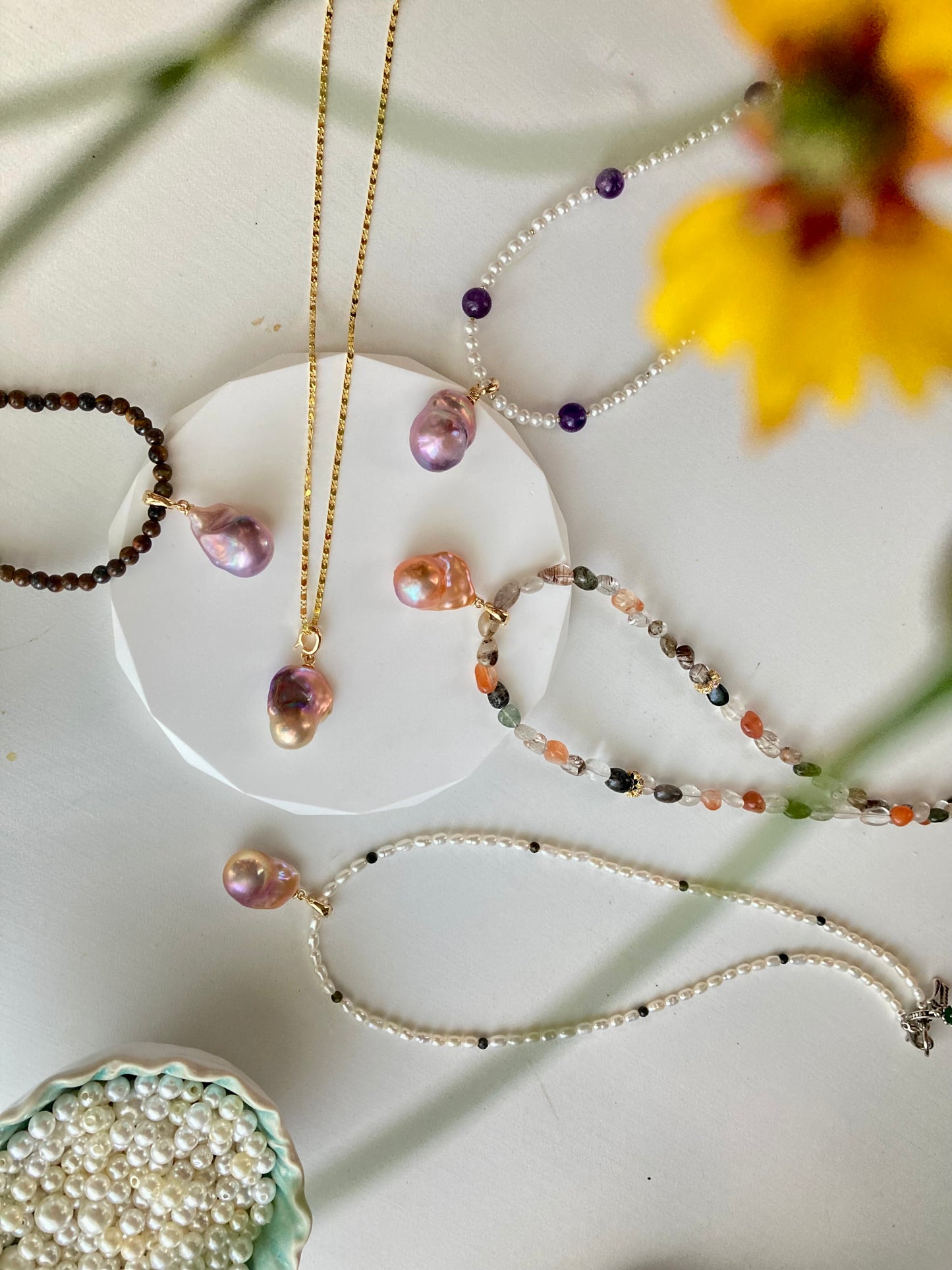 Rainbow Baroque Pearl Pendant