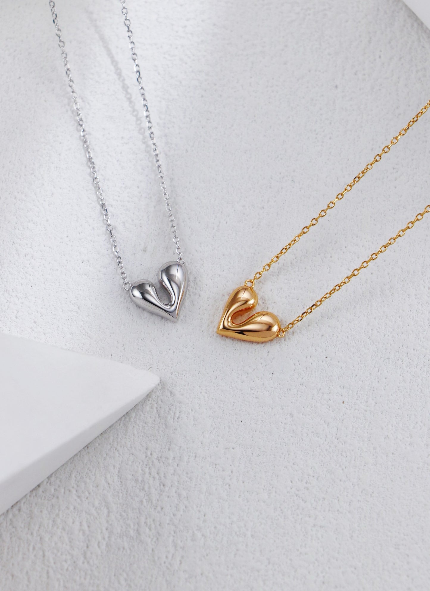 Sterling Silver Heart Pendant Necklace