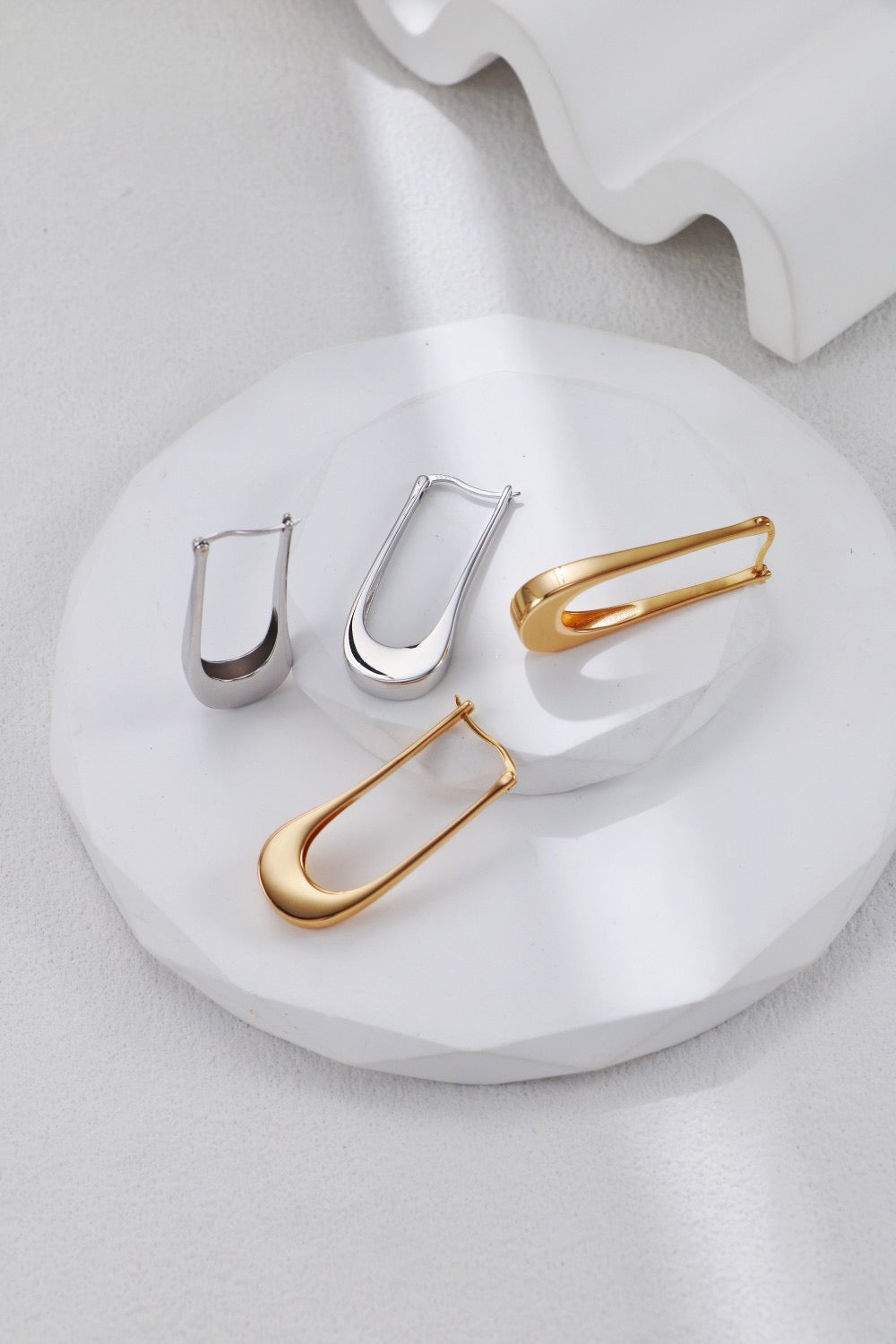 Minimalist Sterling Silver Earrings