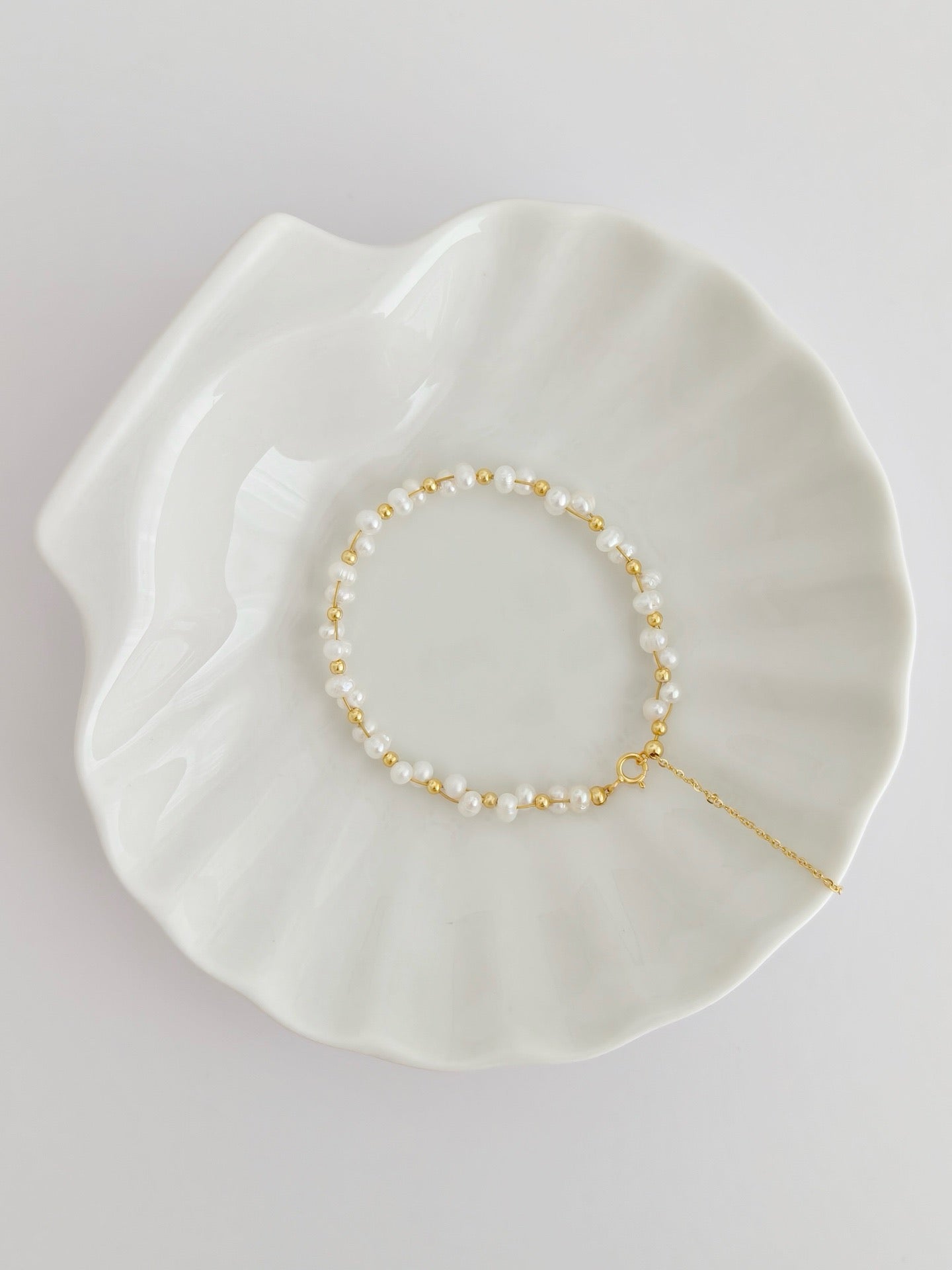 Spring Wreath Pearl Bracelet