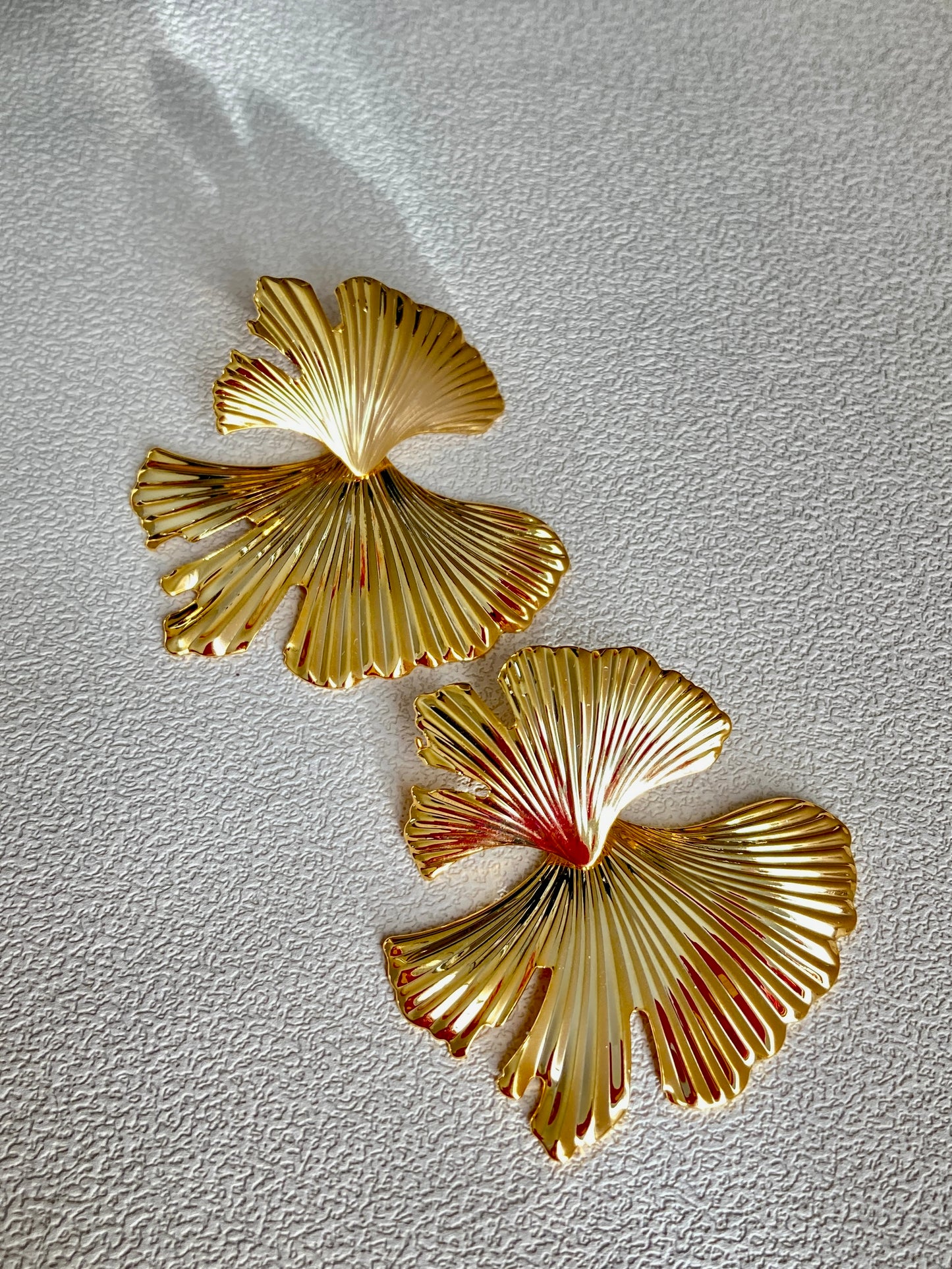 Ginkgo Leaf Earrings