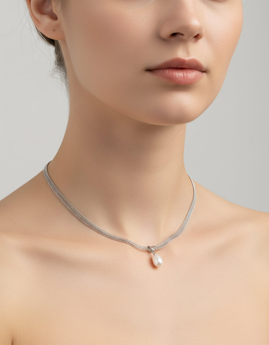 Golden Grace Pearl Necklace