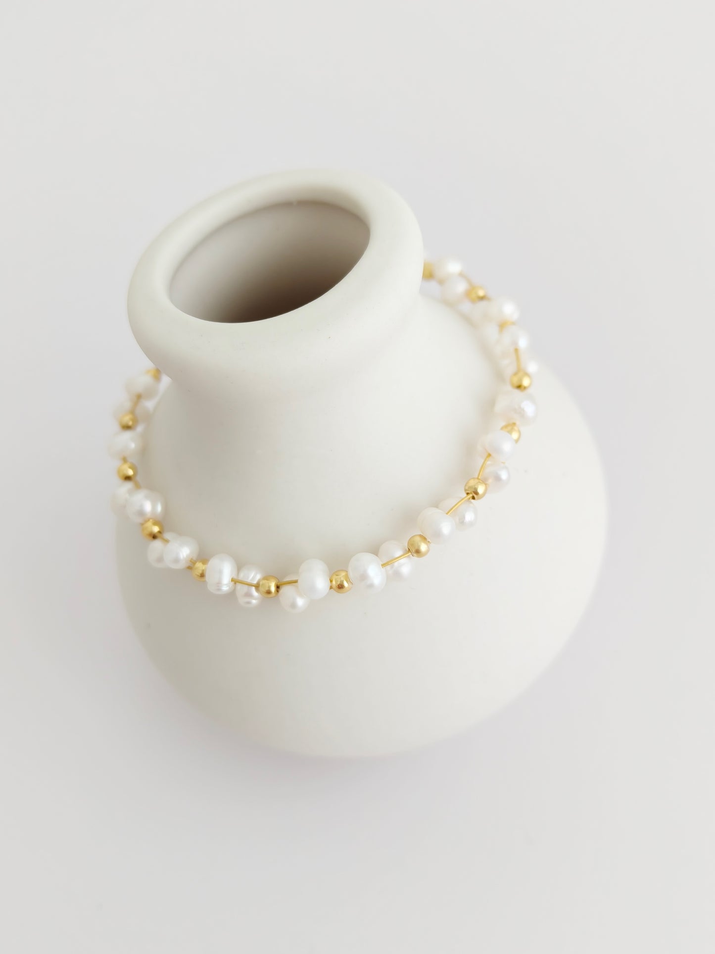 Spring Wreath Pearl Bracelet