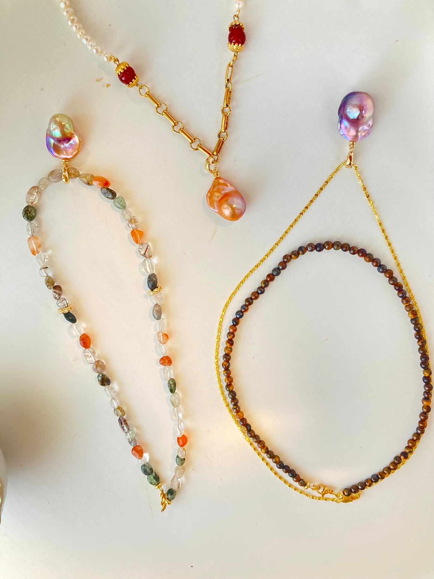 Rainbow Baroque Pearl Pendant