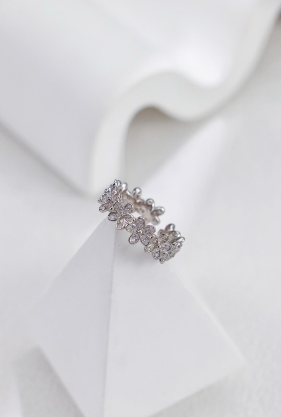 Sterling Silver Flower Ring