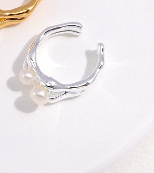 Duet Pearl Ring