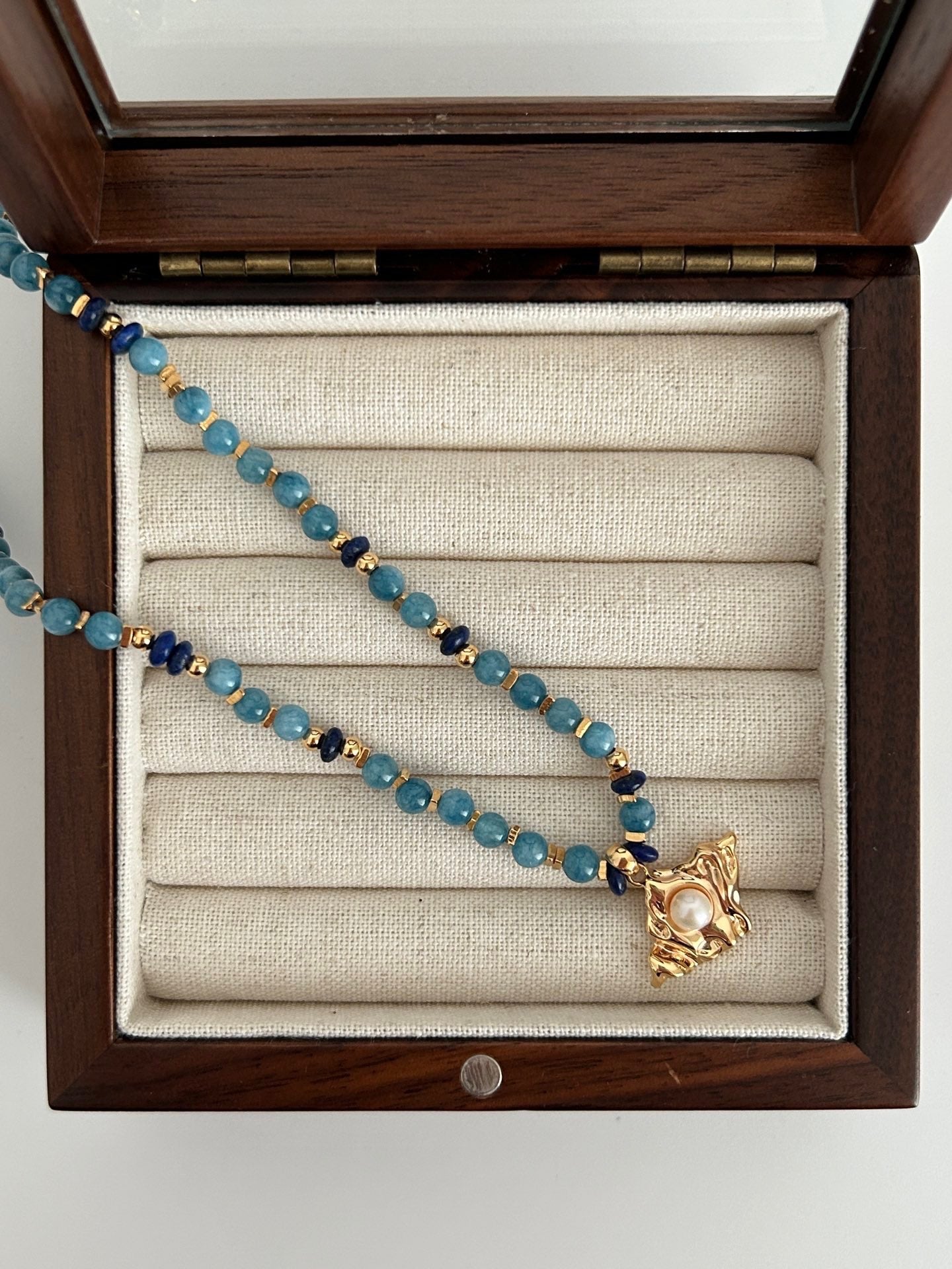 Lazurite beads necklace