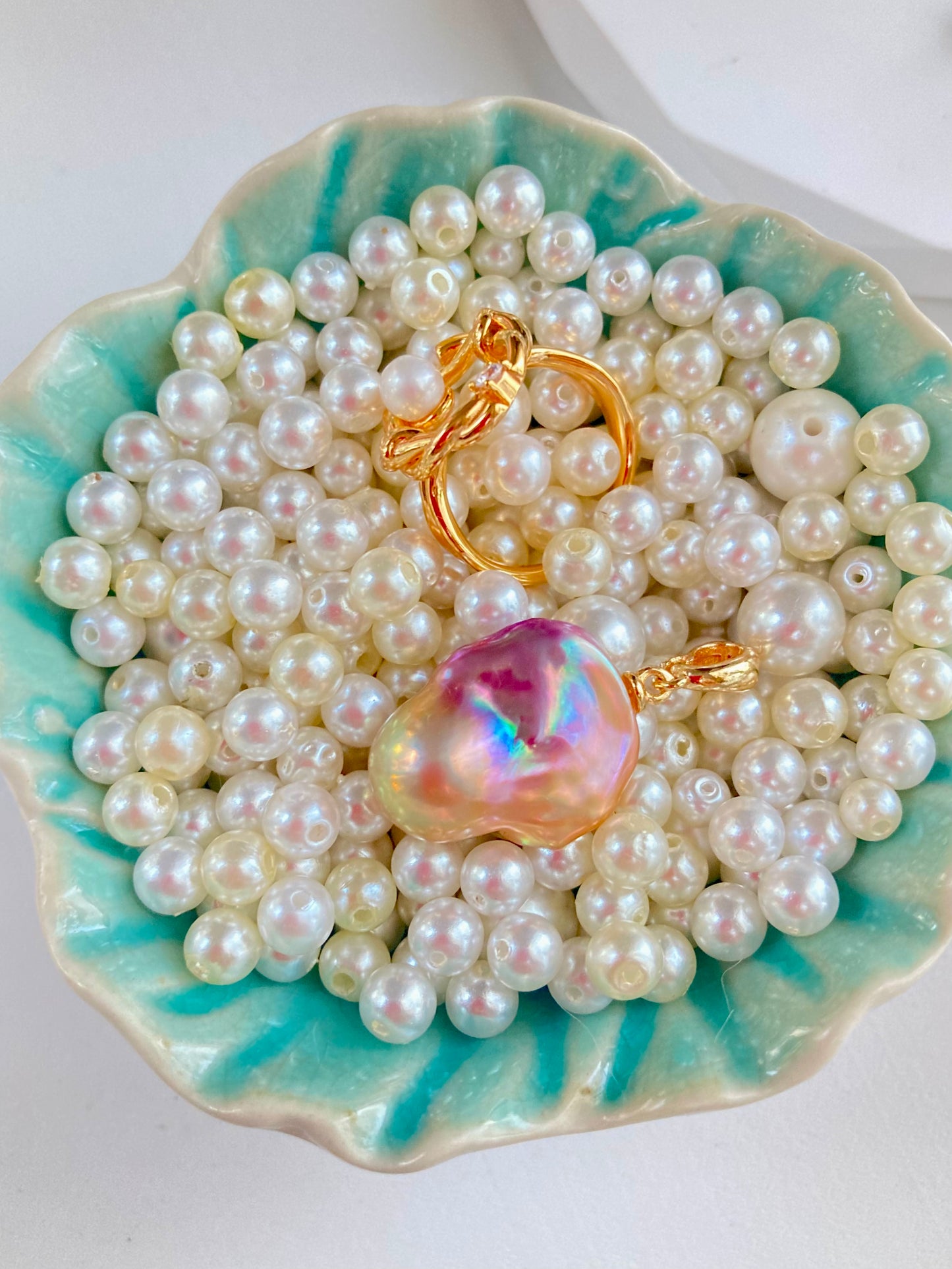 Rainbow Baroque Pearl Pendant