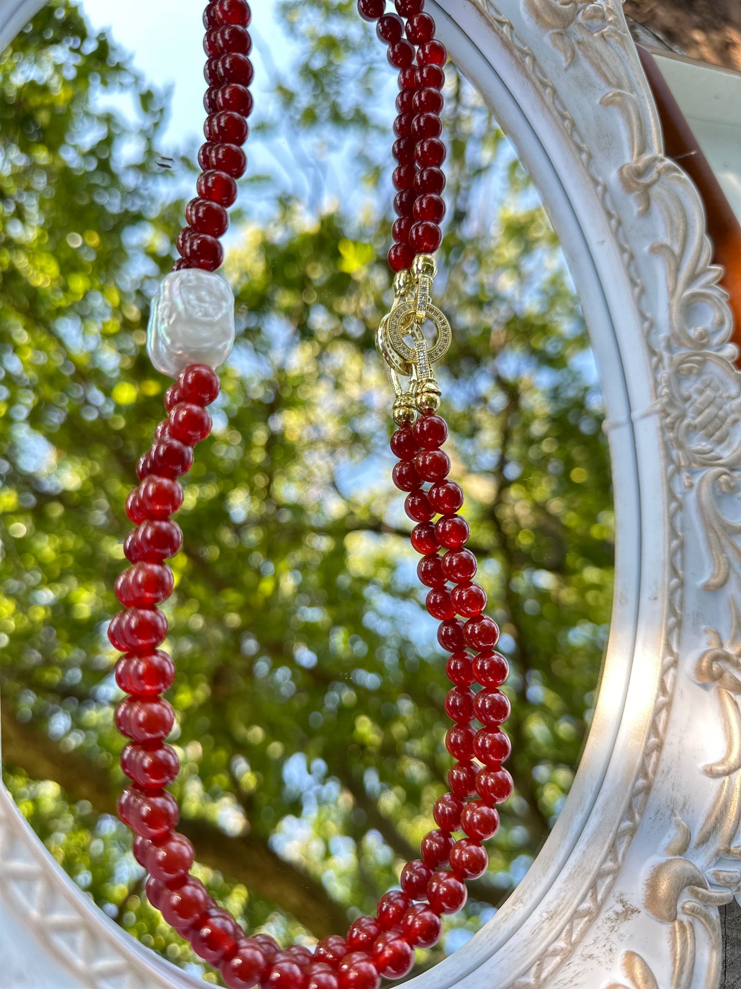 Red Agate Necklace