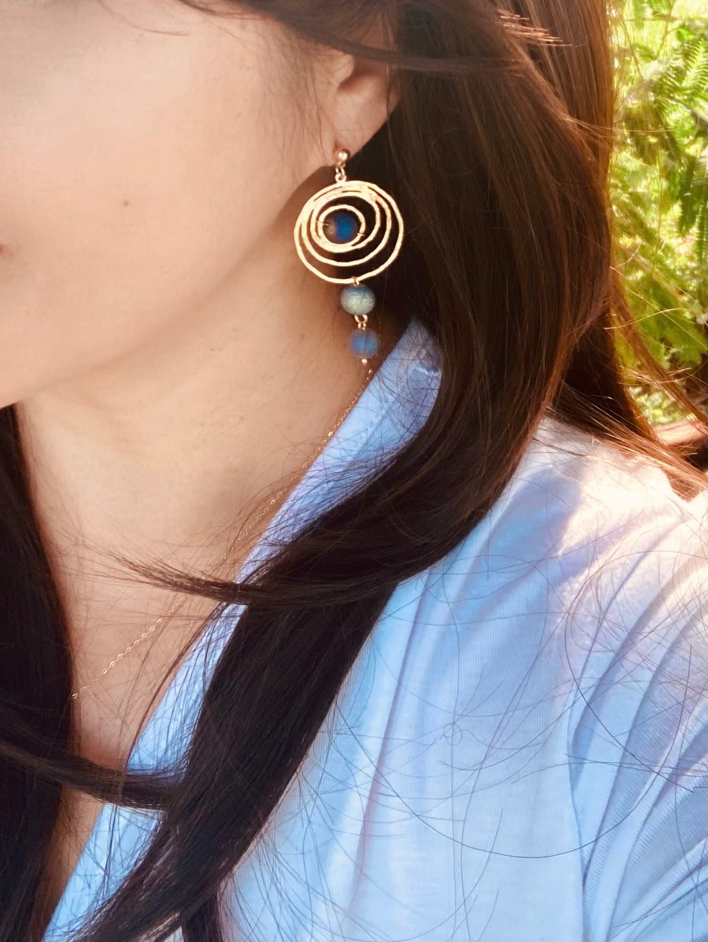 Blue Planet Earrings