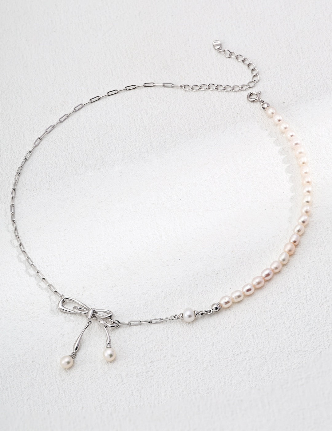 Sterling Silver and Pearl Necklace
