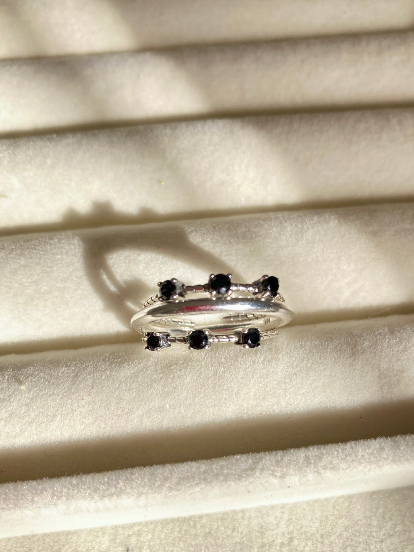 Black Zircon Ring