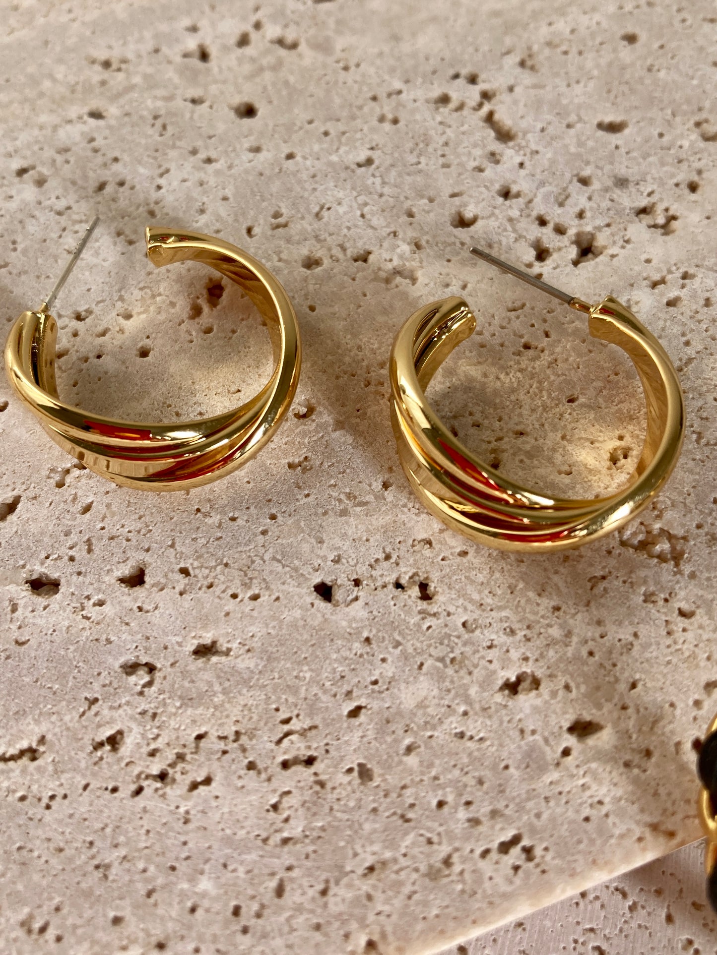 Little C Hoop Earrings