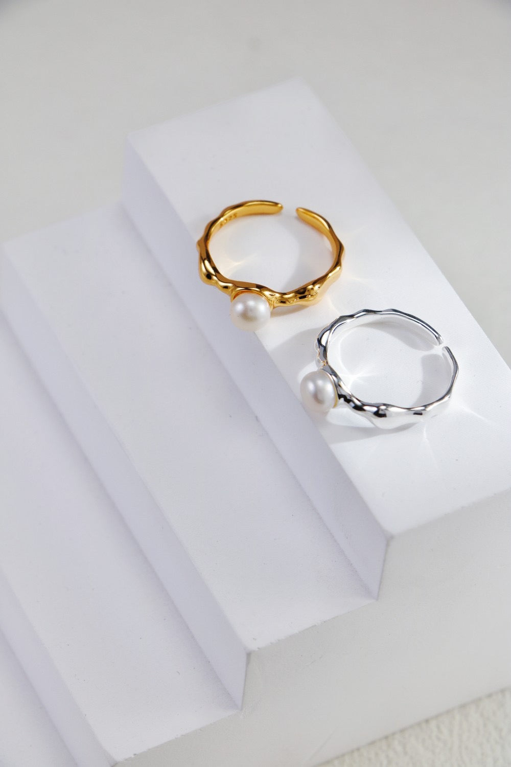 Sterling Silver Pearl Ring