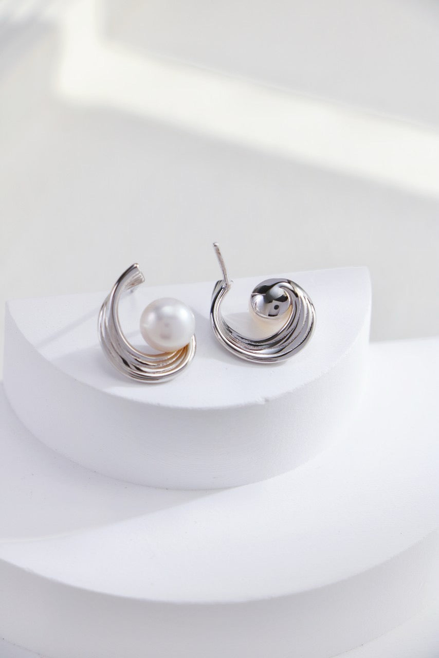 Moonlight Pearl Studs