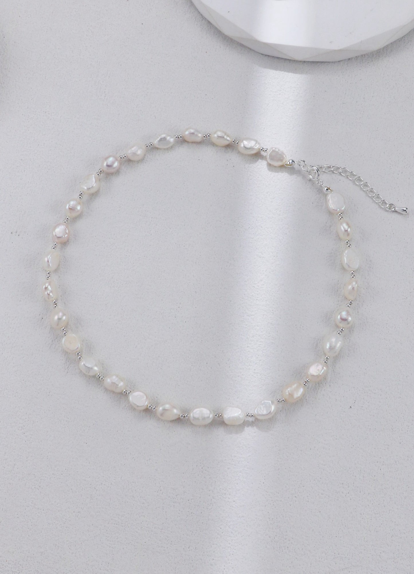 Sterling Silver Pearl Necklace
