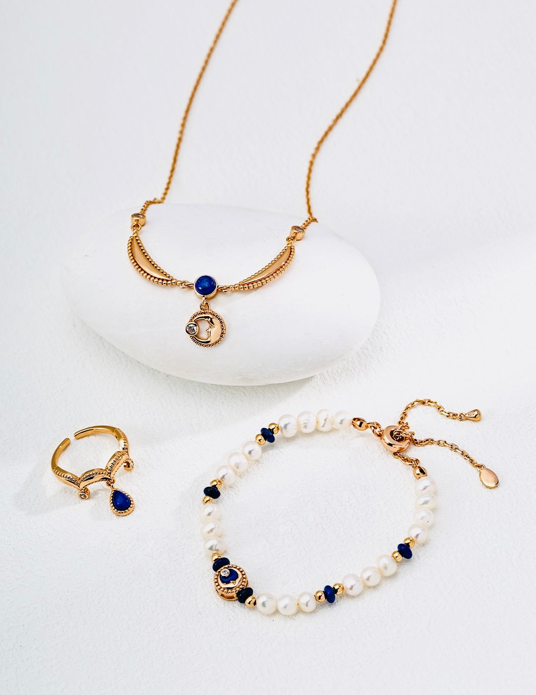 Celestial Harmony Lapis Lazuli Ring
