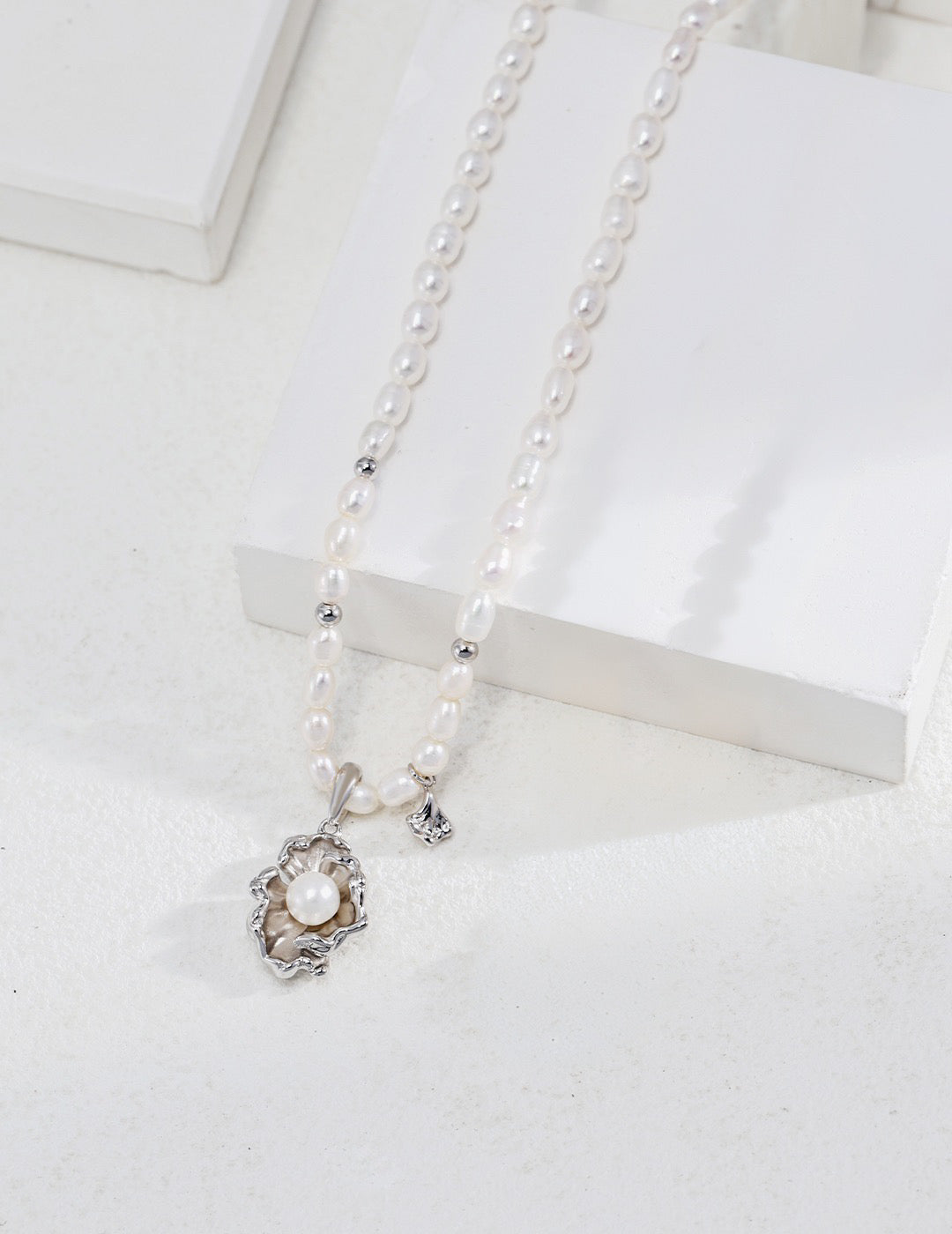 Wave Pearl Jewelry Set