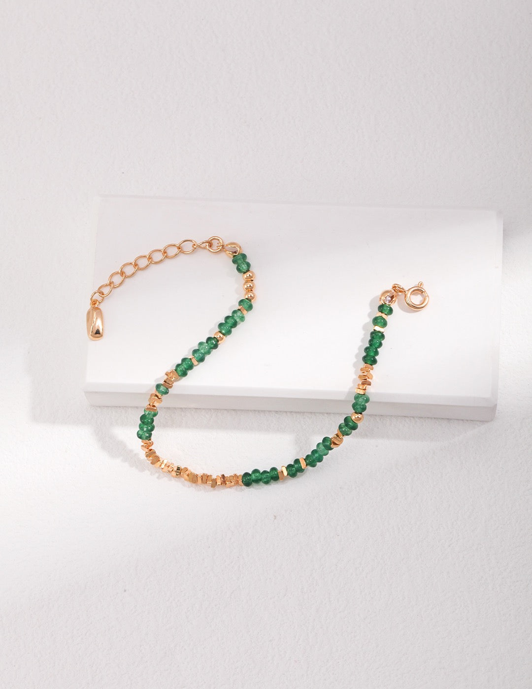 Emerald Sterling Silver Jewelry Set