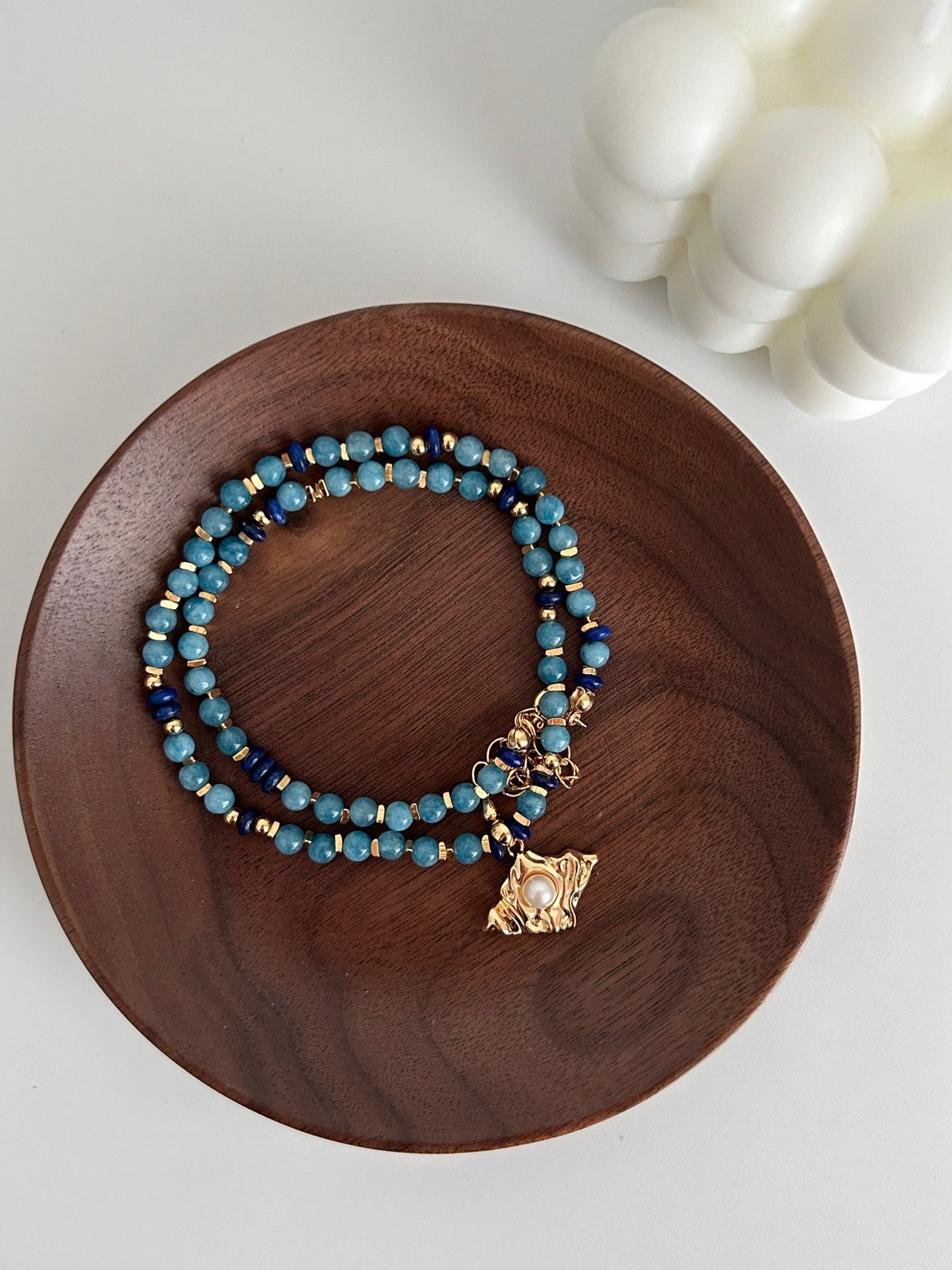 Lazurite beads necklace