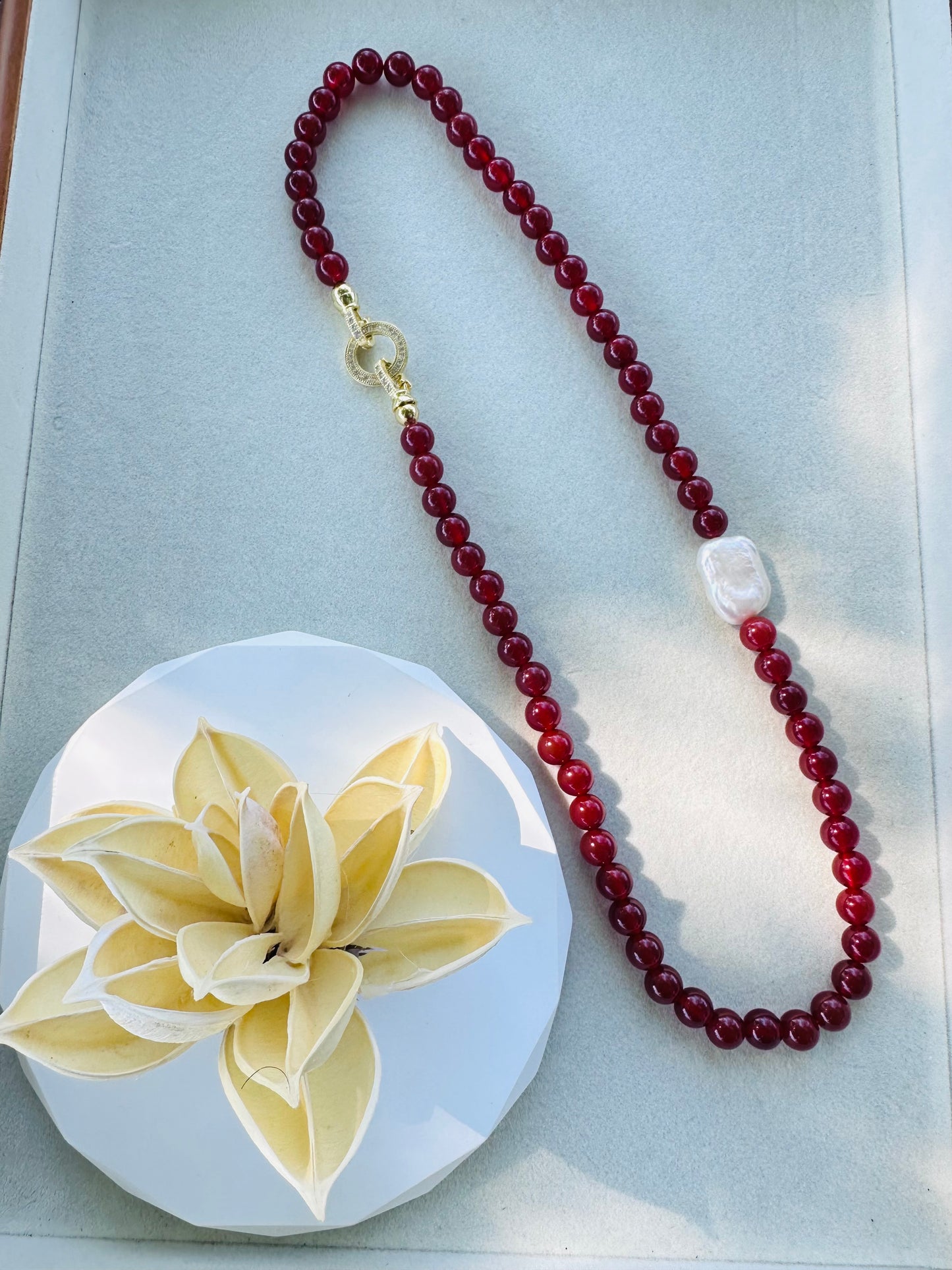 Red Agate Necklace