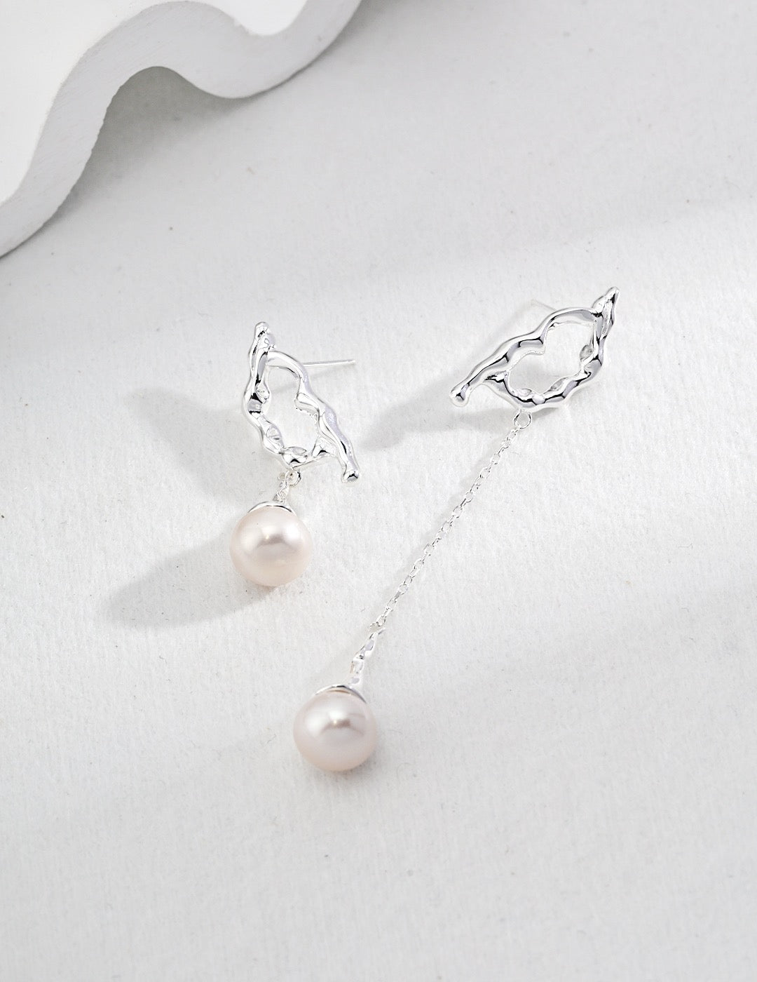 Snow Necklace and Earrings set