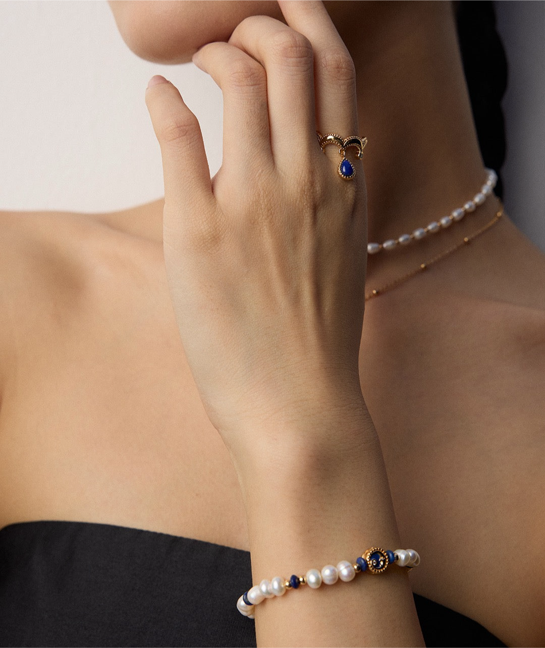 Celestial Harmony Lapis Lazuli Ring