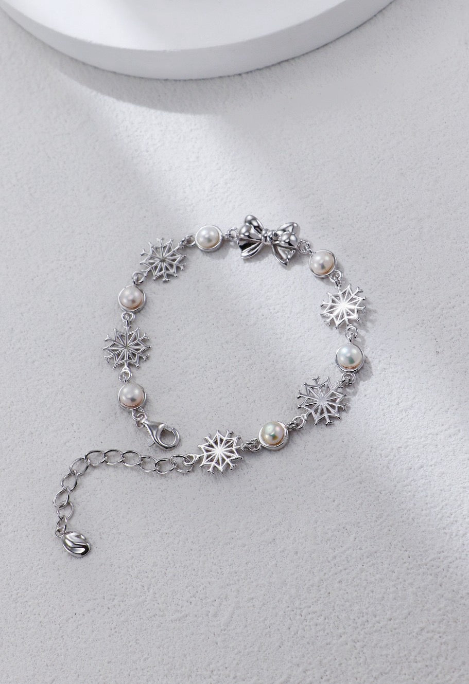 Christmas necklace and earrings